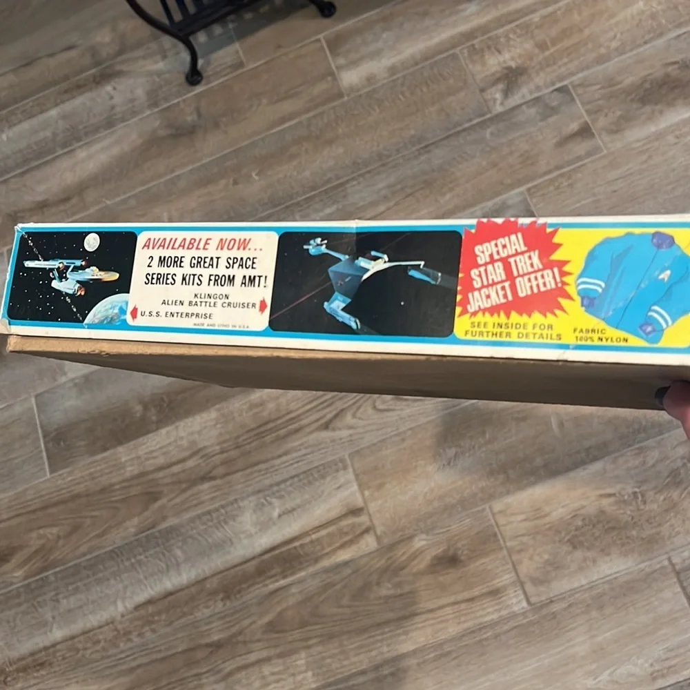 Star Trek Mr Spock 1968 Plastic Model Kit #S956. BOX ONLY Made in the USA by AMT - Picture 8 of 13